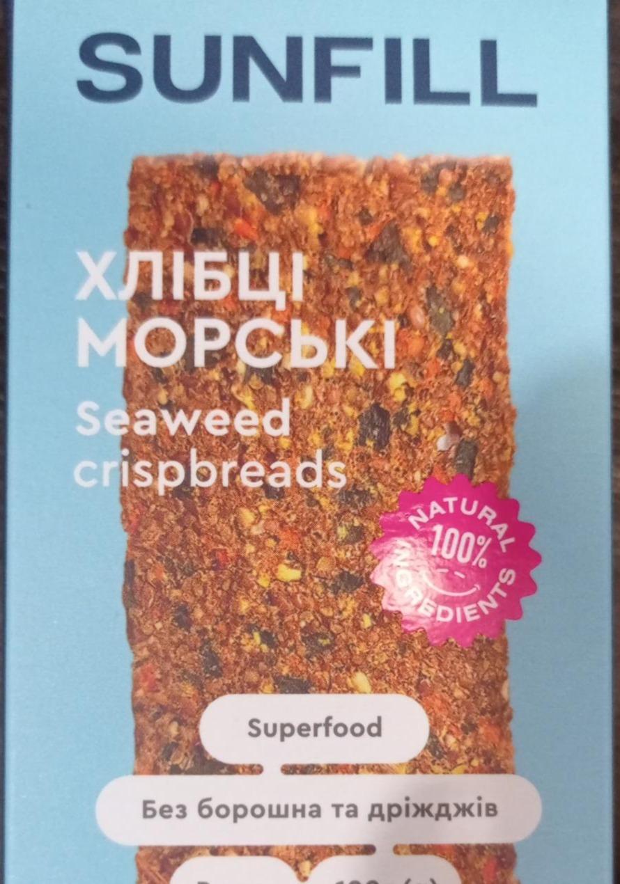 Фото - Seaweed crispbreads Sunfill