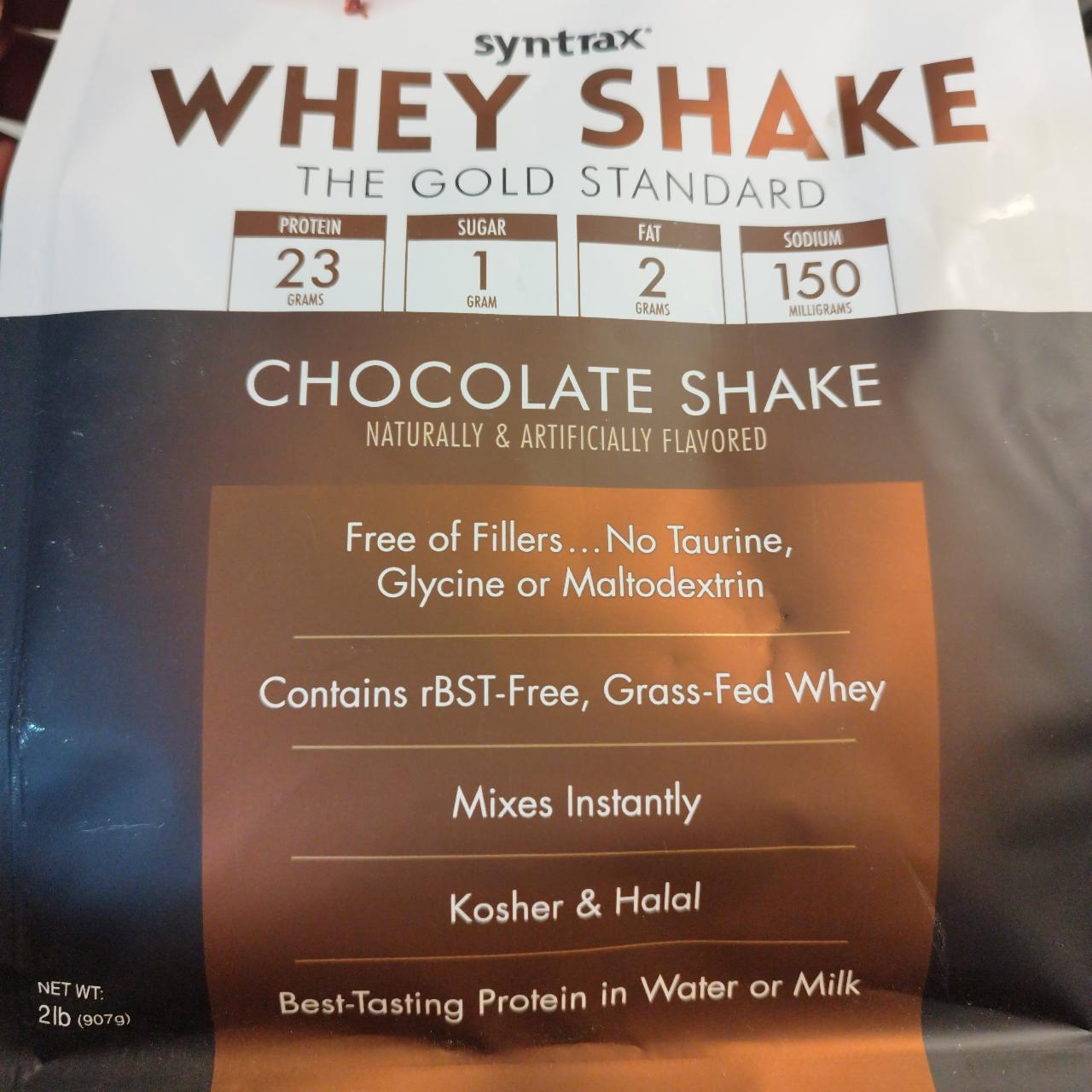 Фото - Whey shake the gold standard chocolate shake Syntrax