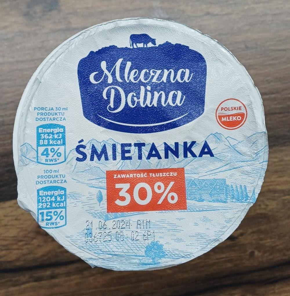 Фото - Сливки 30% Mleczna dolina