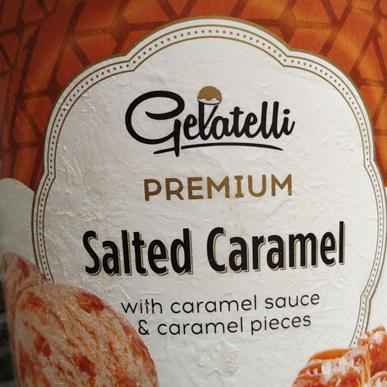 Фото - Salted caramel with caramel sause&caramel pieces Gelatelli