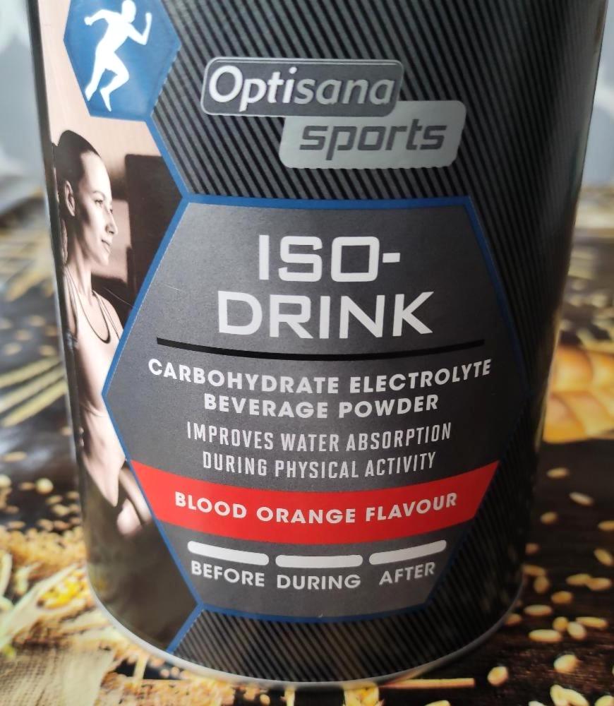 Фото - Iso-drink blood orange flavour Optisana sports