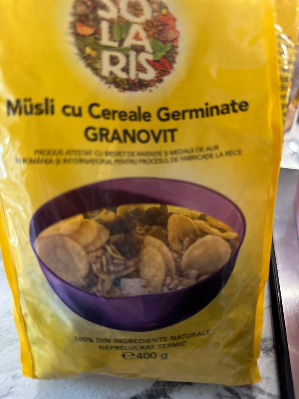 Фото - Müsli cu cereale germinate granovit Solaris