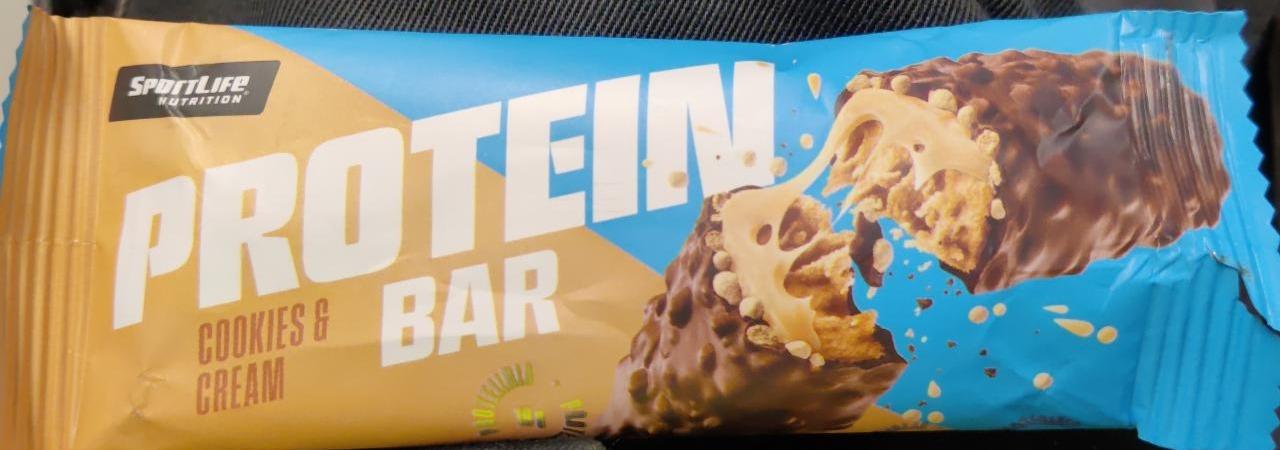 Фото - Protein Bar Cookies&Cream SportLife Nutrition